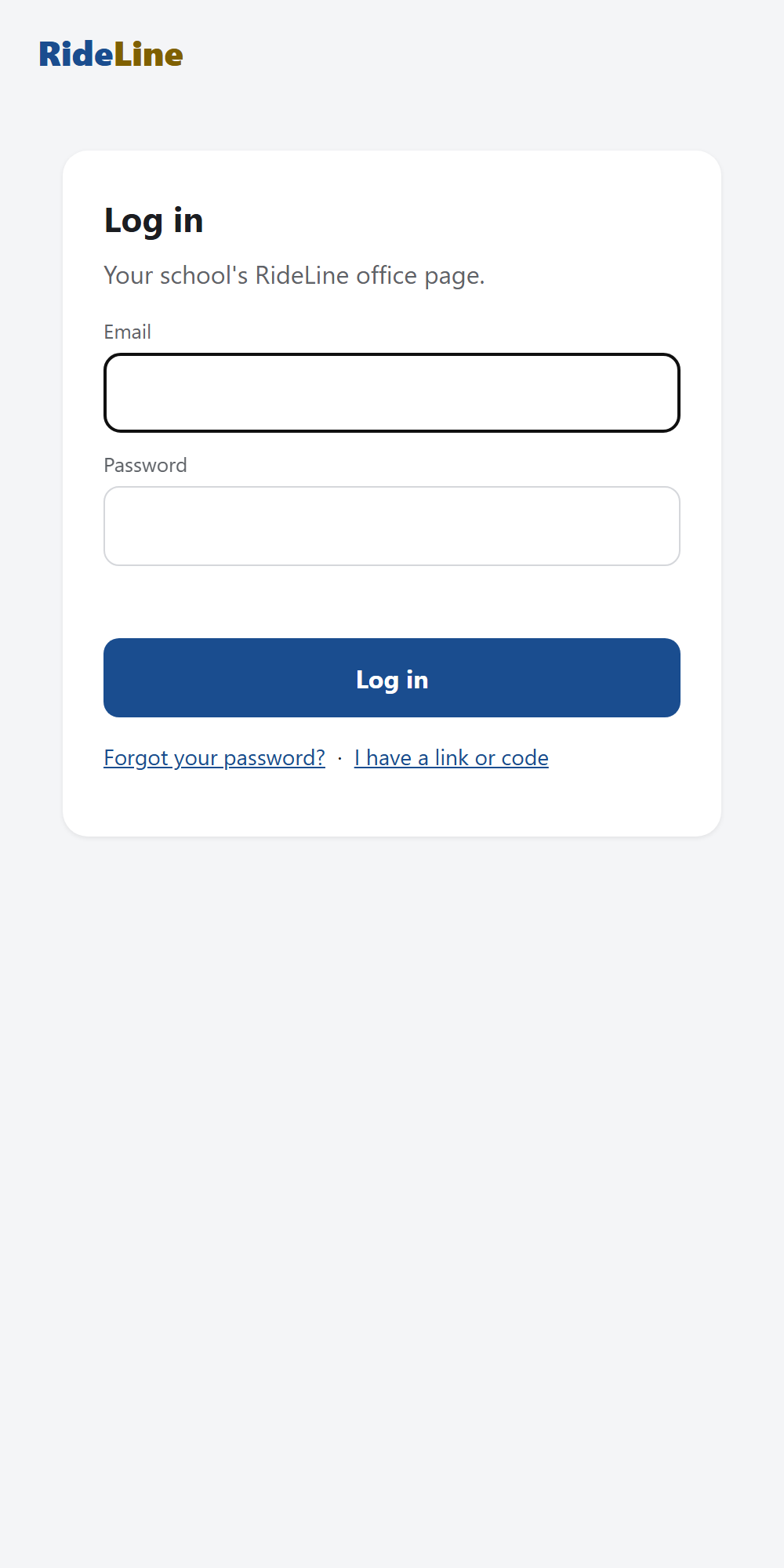 School office log in